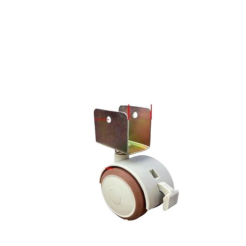 4 Pieces/lot casters, Swivel Wheels, Flipping P-Shaped splints, Rod Screws, Rubber Coating(Splint-20mm) in Saudi Arabia
