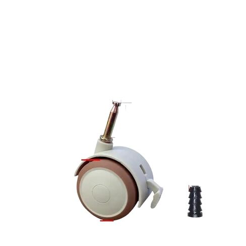 4 Pieces/lot casters, Swivel Wheels, Flipping P-Shaped splints, Rod Screws, Rubber Coating(Splint-20mm) in Saudi Arabia