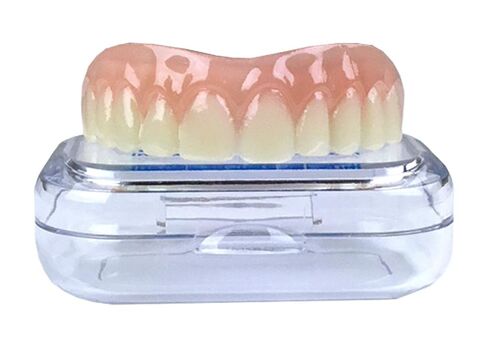 Professional Cosmetic Upper - New from Instant Smile! Hand Crafted Detail, Custom fit at Home! Works Best in Medium to Large Sized Mouths. in Kuwait