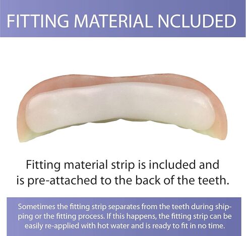 Professional Cosmetic Upper - New from Instant Smile! Hand Crafted Detail, Custom fit at Home! Works Best in Medium to Large Sized Mouths. in Kuwait