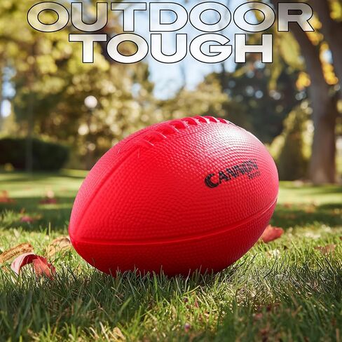 كرة قدم Cannon Sports Red Foam - كرة قدم خفيفة الوزن مقاس 9.5 بوصة - مثالية للتمرين والألعاب غير الرسمية - ناعمة وآمنة للعب في الأماكن المغلقة/الخارجية in Kuwait