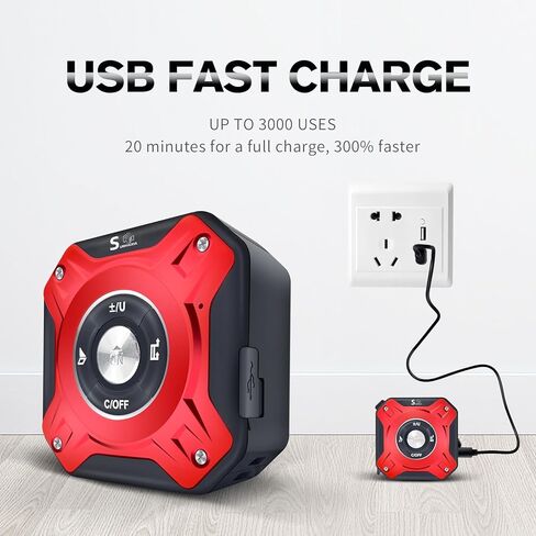 5 in 1 Laser Tape Measure with Level | 196ft/60M Laser Distance Meter Display On Backlit LCD Screen with 16ft/5m AutoLock Measuring Tape | Ft/Inch/Fractions/M/mm (Red 2in1 Laser) in Kuwait