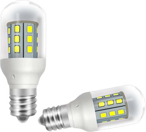 KEI D28X KEL 2816X Refrigerator Bulb 3W KEI D28M KEL 2815 Freezer Light Bulbs Replacement for Frigidaire Led 3.8W 40W Halogen Equivalent E17 6000K Pack of 2 in Saudi Arabia