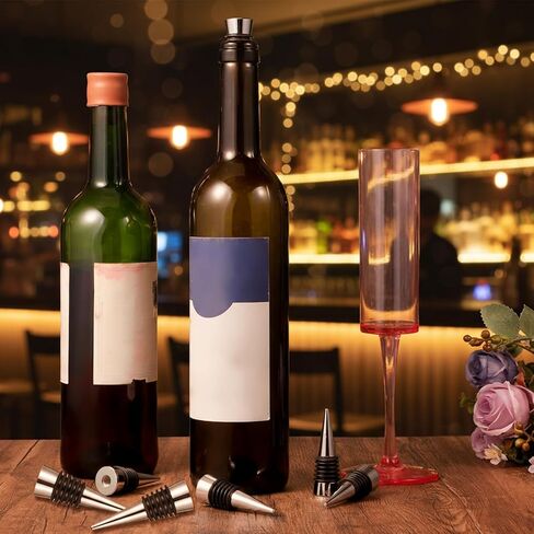 30pcs Wine Bottle Stopper Set Kit Wine Stopper Reusable Decorative Bottle Stoppers Stainless Steel WineBottle Corks Wines Saver Corks Hardware for Kitchen Bar Gifts Holiday Party Wedding in Kuwait