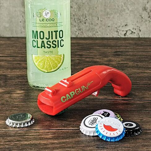 4PCs Cap Gun Bottle Opener - Fun and Functional Novelty Beer Bottle Opener with Realistic Design, Gift for Beer Lovers, Parties, and Themed Events in Kuwait
