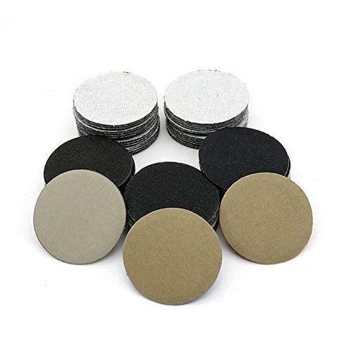 10pcs 50mm Sanding Discs Pad Wet or Dry Sandpaper Pad Abrasive Polish Pad Plate Hook and Loop Sanding Disk 2 Inch Sander Pad 600 Grits in Kuwait