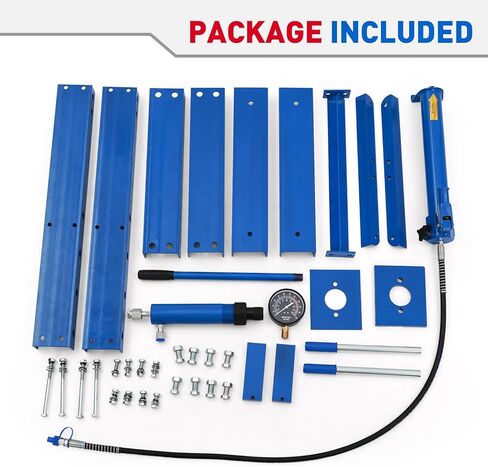 10 Ton Hydraulic Press, h-Frame Heavy Duty Garage Floor Shop Press with Adjustable Worktable & Steel Plates,for Metal Bending, Straightening, Bearings/u-Joints Installation in Saudi Arabia
