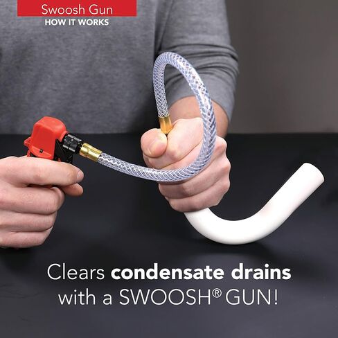 خراطيش DiversiTech SGC-12 20G Swoosh C02، منظف خط تصريف HVAC فعال لمنع الوحل والحمأة، 800 رطل لكل بوصة مربعة، عبوة من 12 قطعة in Kuwait