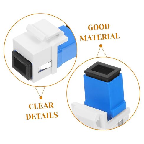 OSALADI 2pcs Fiber Optic Coupler Fiber Optic Module Adapter for Network Upgrade Enhanced Performance Stable Signal Transmission in Kuwait