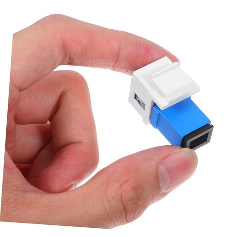 OSALADI 2pcs Fiber Optic Coupler Fiber Optic Module Adapter for Network Upgrade Enhanced Performance Stable Signal Transmission in Kuwait