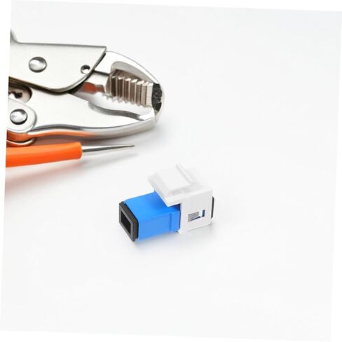 OSALADI 2pcs Fiber Optic Coupler Fiber Optic Module Adapter for Network Upgrade Enhanced Performance Stable Signal Transmission in Kuwait