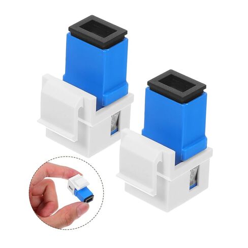 OSALADI 2pcs Fiber Optic Coupler Fiber Optic Module Adapter for Network Upgrade Enhanced Performance Stable Signal Transmission in Kuwait