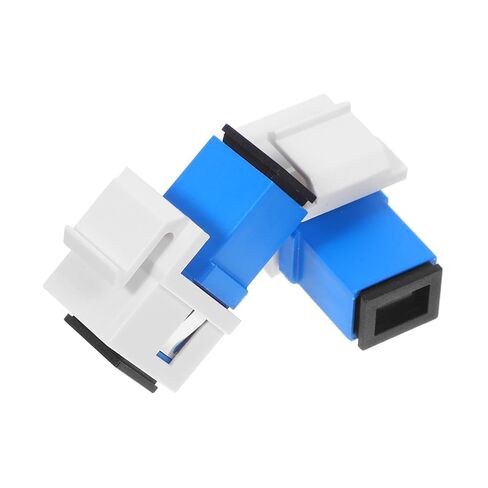 Housoutil 2pcs Fiber Optic Adapters Optical Module Speeds Low Data Loss Simple Setup Fit Long-Lasting in Kuwait