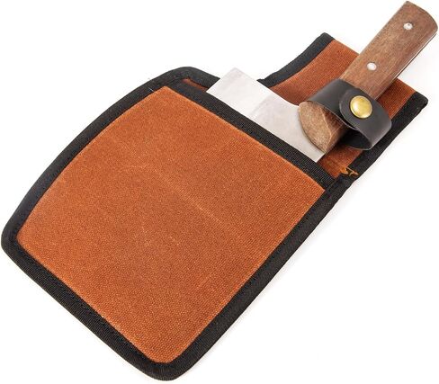 Cleaver Sheath,Universal Wide Knife Protectors,Durable Butcher Chef Knife Edge Guards,Heavy Duty Cleaver Covers Cleavers Sleeve Holds Your Meat Cleavers Up To 10"Long And 5"Width (Black) in Kuwait