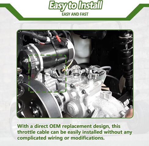 كابل الخانق 72714-G01 مناسب لعربة الغولف الرياضية E-Z-GO 2002-2009 Gas TXT وWorkhorse ST in Kuwait