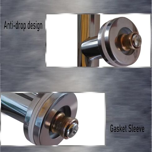 Door Hardware, Heavy-Duty Commercial Grade-304 Stainless Steel Push Pull Door Handle/Barn Door Pull Handle/Glass Pulls, Interior Exterior Door Handle (Size : 60 * 36cm) in Saudi Arabia
