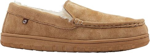Lamo Footwear Men's Harrison Wool Slippers Moc Toe Charcoal 9 D in Saudi Arabia