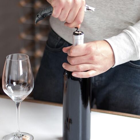 Waiter Corkscrew Wine Opener Manual | 2 Pack Professional Honatty 3-in-1 Heavy Duty Double Hinged Wine Key with Foil Cutter & Beer Bottle Opener for Servers, Bartenders & Home Use in Kuwait