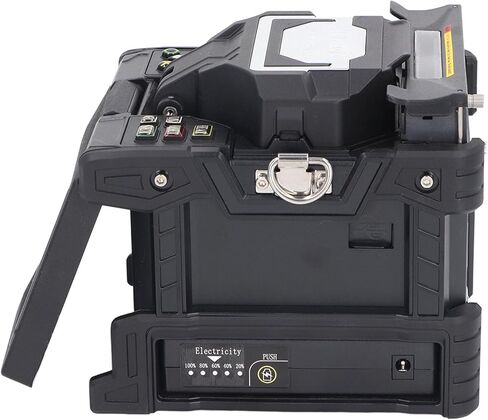 5in Fiber Splicer 400X Fast Heating Automatic Machine with 5 inch Screen, LED Light for Fiber Projects (US Plug) in Kuwait