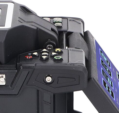 5in Fiber Splicer 400X Fast Heating Automatic Machine with 5 inch Screen, LED Light for Fiber Projects (US Plug) in Kuwait