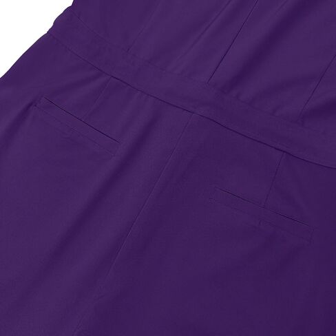 Slim Fit Straight Leg Scrub Onesie Solid Color High End Workwear For Beauty Salon in Saudi Arabia
