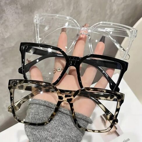 3pcs Women'S Stylish Cat-Eye Frame Glasses in Saudi Arabia
