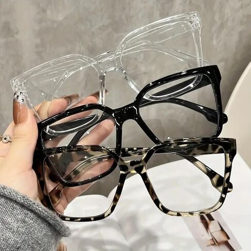 3pcs Women'S Stylish Cat-Eye Frame Glasses in Saudi Arabia