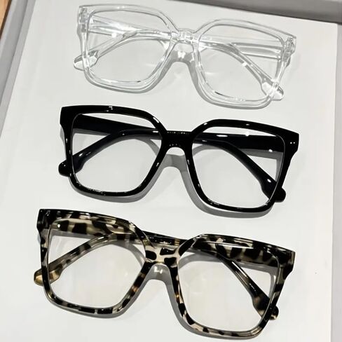 3pcs Women'S Stylish Cat-Eye Frame Glasses in Saudi Arabia