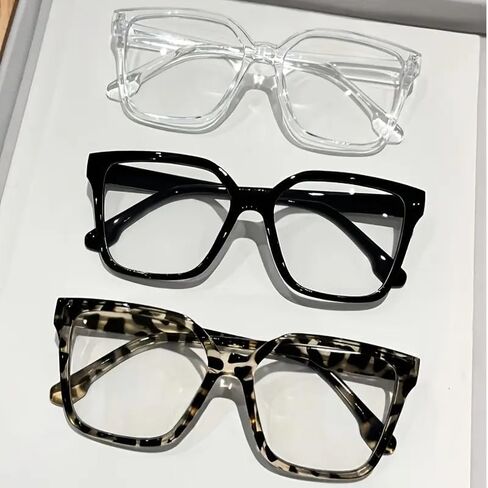 3pcs Women'S Stylish Cat-Eye Frame Glasses in Saudi Arabia