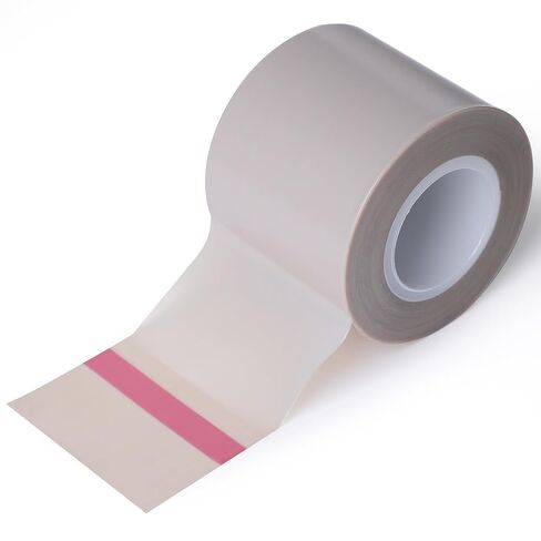 شريط فيلم PTFE النقي، شريط فيلم نقي PTFE Teflon عالي الحرارة، فيلم تفلون عالي الجودة بني فاتح، أحجام مختلفة مدعومة (بني فاتح، 13 مم × 10 م × 0.08 مم) in Kuwait