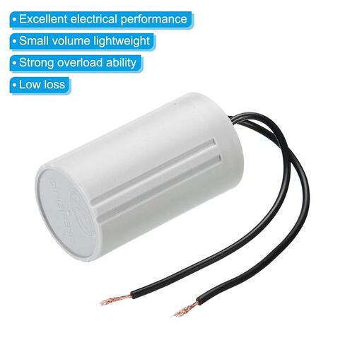 PATIKIL CBB60 10uF Running Capacitor, 3pcs AC 450V 2 Wires 50/60Hz Cylinder 60x35mm for Water Pumps, Washing Machines Motor Start in Kuwait