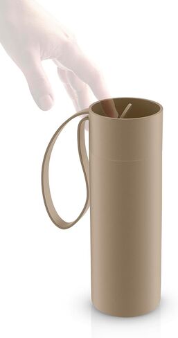 Eva Solo | To Go Cup 0.35 l Caramel cream |The body is made of 90% post-consumer recycled stainless steel | Caramel Cream in Saudi Arabia