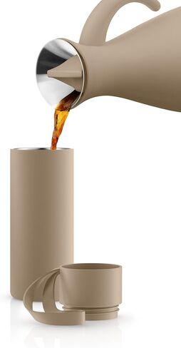 Eva Solo | To Go Cup 0.35 l Caramel cream |The body is made of 90% post-consumer recycled stainless steel | Caramel Cream in Saudi Arabia