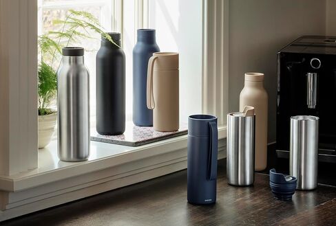 Eva Solo | To Go Cup 0.35 l Caramel cream |The body is made of 90% post-consumer recycled stainless steel | Caramel Cream in Saudi Arabia