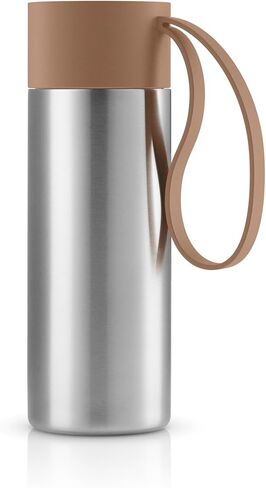 Eva Solo | To Go Cup 0.35 l Caramel cream |The body is made of 90% post-consumer recycled stainless steel | Caramel Cream in Saudi Arabia