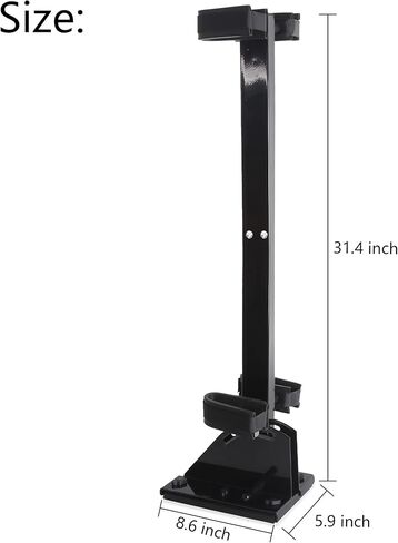 10L0L Golf Cart Gun Rack,Stand Up Gun Holder,Adjustable Guns Mount for Yamaha Club Car EZGO Golf Cart/UTV/ATV in Kuwait