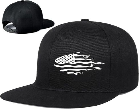 Snapback Hats for Men Puerto Rico Flag Hat Flat Bill Hats for Men Fitted Black Baseball Cap Mens in Saudi Arabia