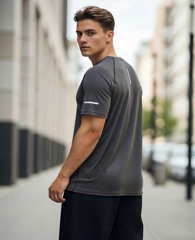 Youth Compression Shirt, Men's Quick Dry Long Sleeve Shirts Sweatshirts for Men, Top for Workout Gym Fitness in Saudi Arabia