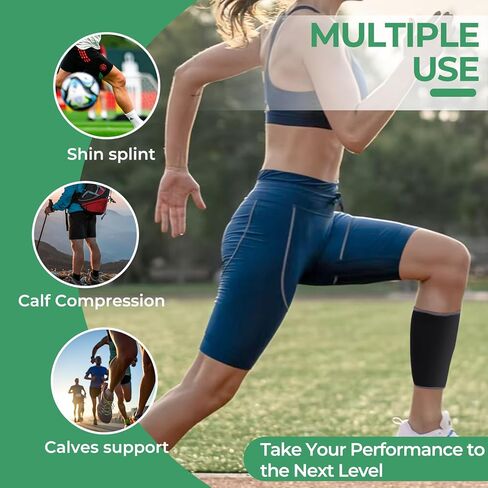NeoTech Care Calf Compression Sleeve for Calves Support or Shin Splint (Black Color, Size S, 1 Unit) in Saudi Arabia