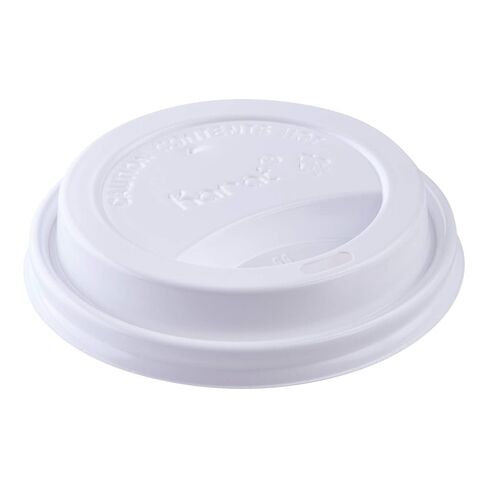 Karat C-KDL516W-PP 10-24 oz. Sipper Dome Lid - White (Case of 1000) in Kuwait