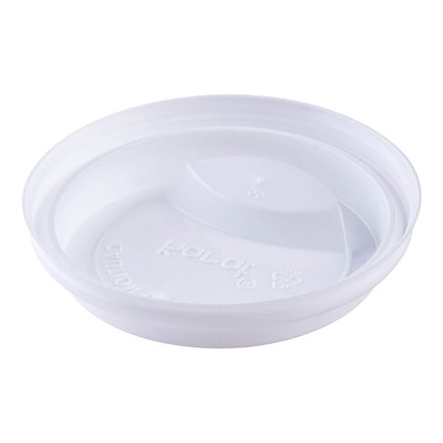Karat C-KDL516W-PP 10-24 oz. Sipper Dome Lid - White (Case of 1000) in Kuwait