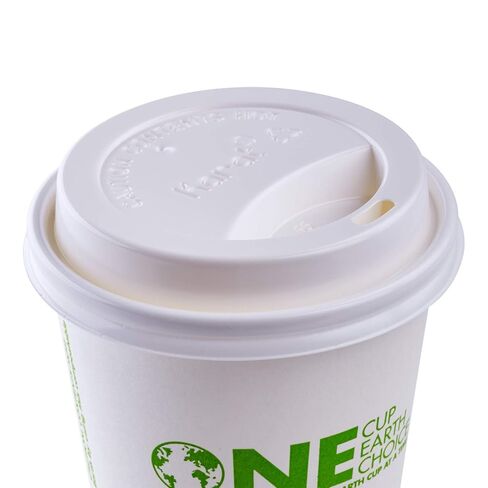 Karat C-KDL516W-PP 10-24 oz. Sipper Dome Lid - White (Case of 1000) in Kuwait