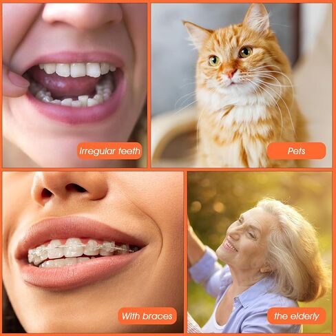فرشاة أسنان ذات 5 قطع من Ouligay، فرشاة أسنان معنقدة، فرشاة أسنان ذات خصلة واحدة، فرشاة أسنان للكبار، فرشاة أسنان صغيرة صغيرة لتقويم الأسنان بين الأسنان لتنظيف الأقواس بالتفصيل in Kuwait