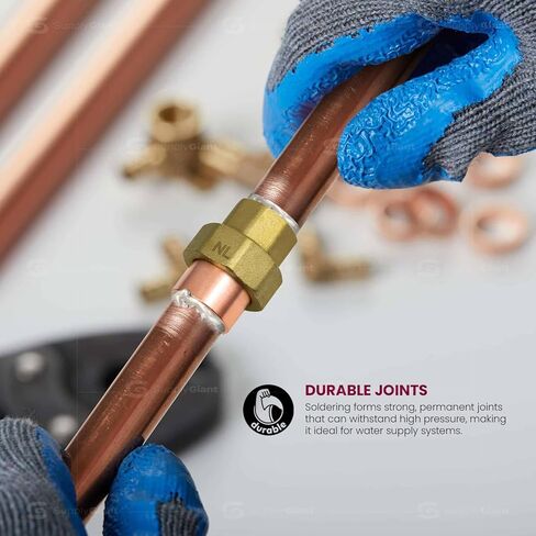 العرض العملاق DDDV0112 1-1/2" الحجم الاسمي بدون اتحاد مستقيم من الرصاص مع مآخذ العرق للاستخدام مع أنابيب النحاس 1-5/8" OD، 28 in Kuwait