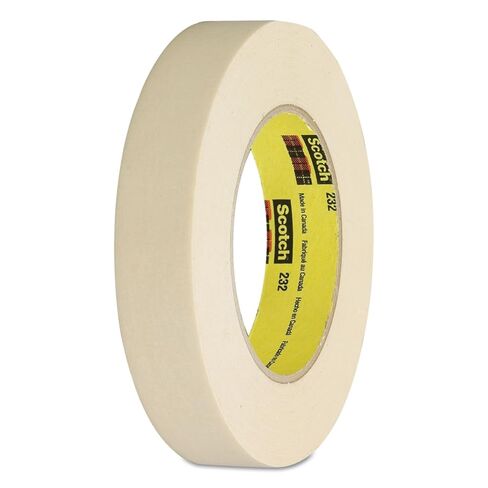 Scotch High Performance Masking Tape 232 Tan, 18 mm x 54.999 m (Pack of 1) in Kuwait