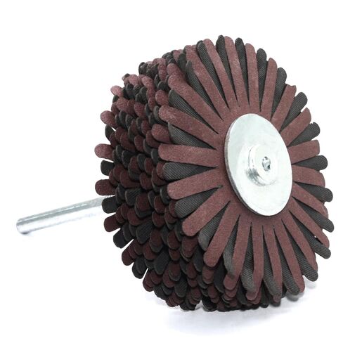 400 Grit Abrasive Cloth Flap Wheel, 1/4 Shank Flap Wheel for Carving, Polishing in Saudi Arabia