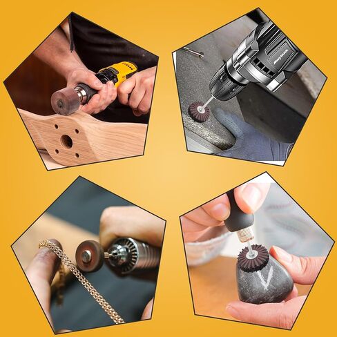 400 Grit Abrasive Cloth Flap Wheel, 1/4 Shank Flap Wheel for Carving, Polishing in Saudi Arabia