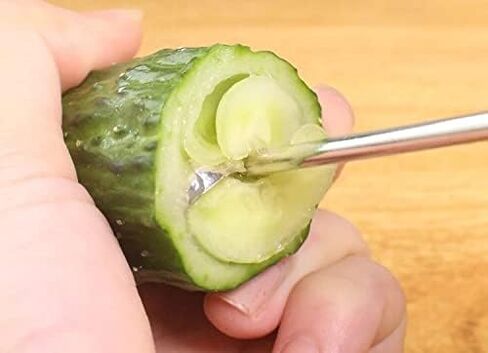 الخيار Spiralizer الخضروات نحت سلطة المروحية المسمار اللولبي اليدوي لقاطع الخيار لقطع التفاح الخضروات Spiralizer الجزرة دوامة القاطع للبطاطس الخضروات الأشكال المجعدة كوسة Corer in Kuwait