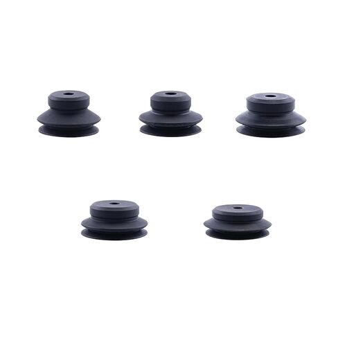10Pcs Vacuum Suction Cup Robot Accessories Double Layer Silicone Material Powerful Suction Nozzle Industrial Heavy Duty PJG(PJG-06,Black) in Saudi Arabia