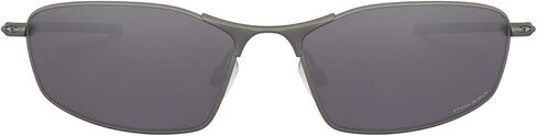 Oakley Men's OO4141 Whisker Oval Sunglasses, Matte Black/Prizm Black Polarized, 60 mm in Saudi Arabia